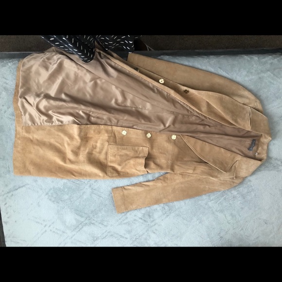 Long suede coat - Picture 2 of 4